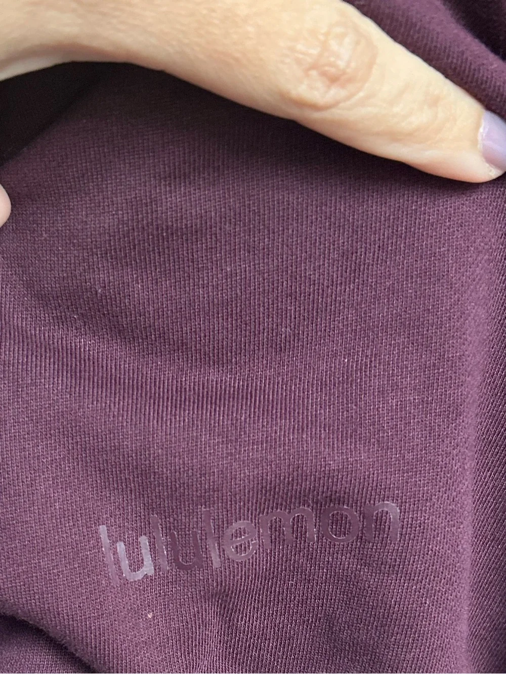 lululemon athletica Cropped Deep Burgundy Pullover Hoodie